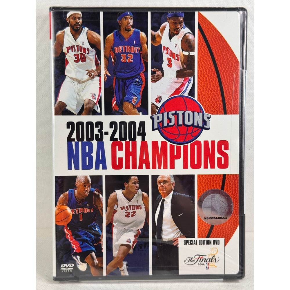 Detroit Pistons 2003 2004 NBA Champions Special Edition DVD